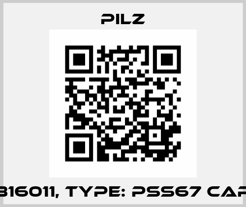 p/n: 316011, Type: PSS67 Cap 7/8" Pilz