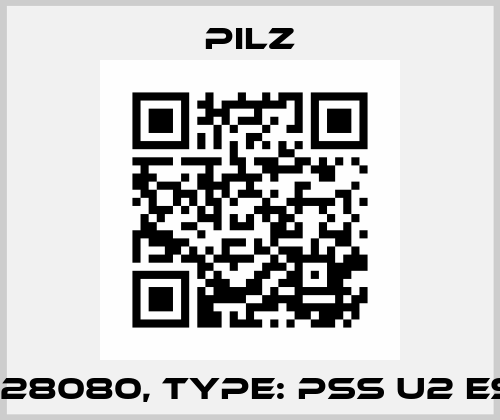 p/n: 328080, Type: PSS u2 ES PSP Pilz