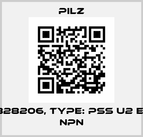 p/n: 328206, Type: PSS u2 ES 8DI NPN Pilz