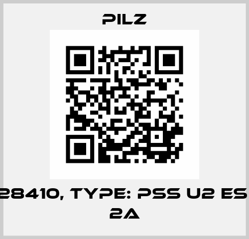 p/n: 328410, Type: PSS u2 ES 4DOD 2A Pilz