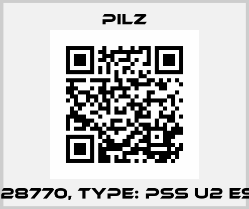 p/n: 328770, Type: PSS u2 ES 4IOL Pilz