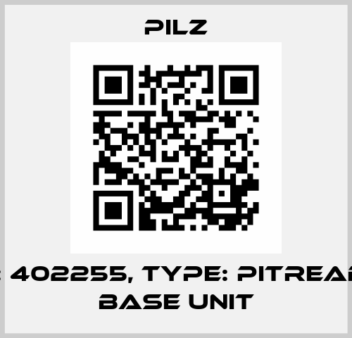 p/n: 402255, Type: PITreader base unit Pilz