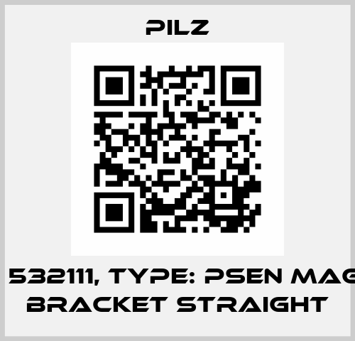 p/n: 532111, Type: PSEN mag/cs bracket straight Pilz