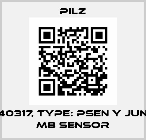 p/n: 540317, Type: PSEN Y junction M8 SENSOR Pilz