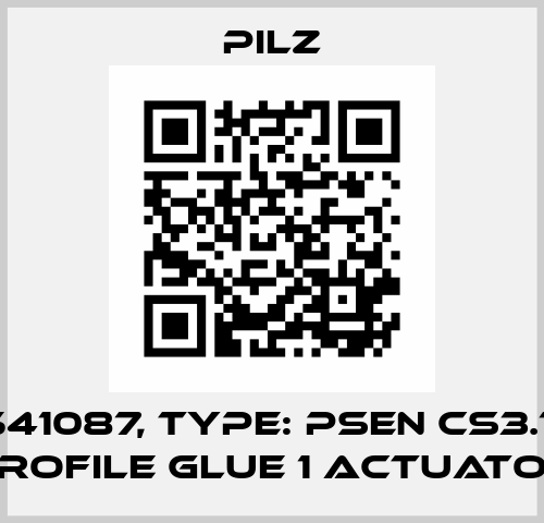 p/n: 541087, Type: PSEN cs3.1 low profile glue 1 actuator Pilz