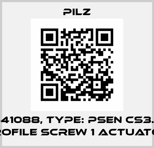 p/n: 541088, Type: PSEN cs3.1 low profile screw 1 actuator Pilz