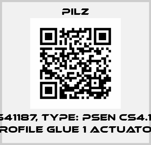 p/n: 541187, Type: PSEN cs4.1 low profile glue 1 actuator Pilz