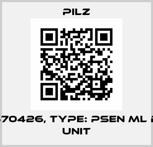 p/n: 570426, Type: PSEN ml ba 2.1 unit Pilz
