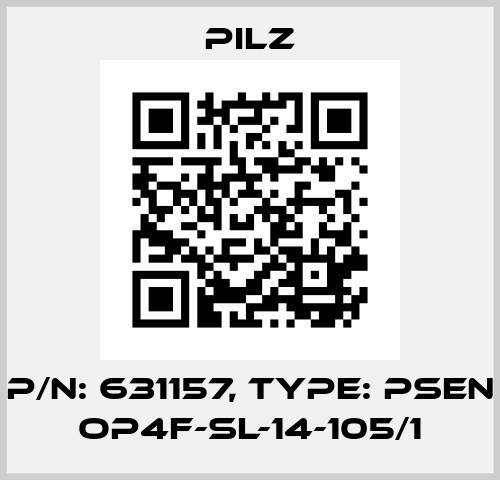p/n: 631157, Type: PSEN op4F-SL-14-105/1 Pilz