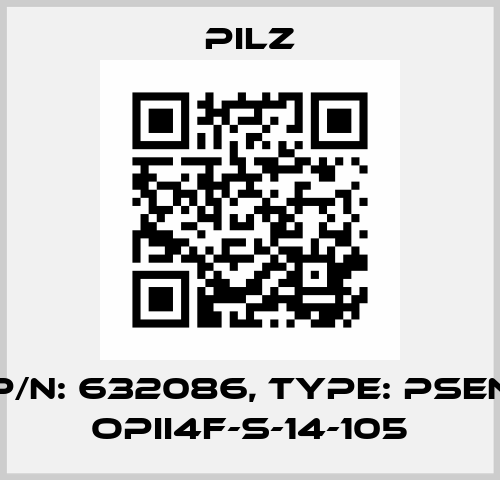 p/n: 632086, Type: PSEN opII4F-s-14-105 Pilz