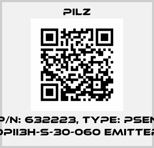 p/n: 632223, Type: PSEN opII3H-s-30-060 emitter Pilz