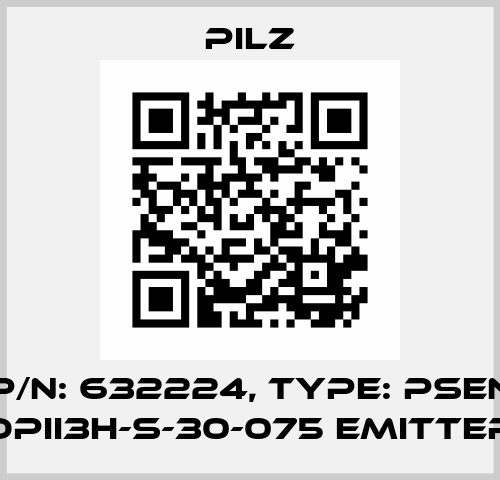 p/n: 632224, Type: PSEN opII3H-s-30-075 emitter Pilz