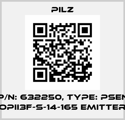 p/n: 632250, Type: PSEN opII3F-s-14-165 emitter Pilz