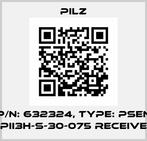 p/n: 632324, Type: PSEN opII3H-s-30-075 receiver Pilz
