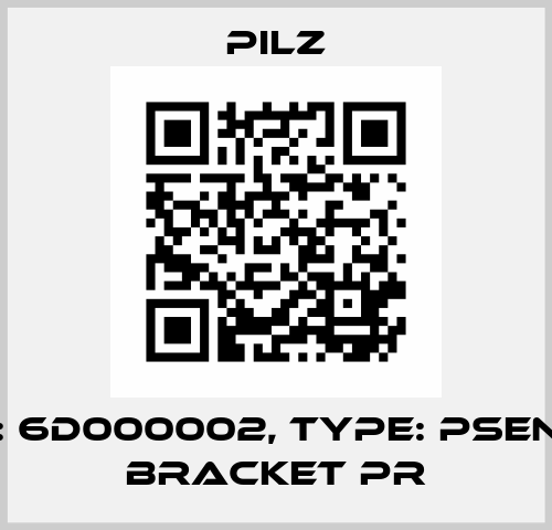 p/n: 6D000002, Type: PSEN sc bracket PR Pilz
