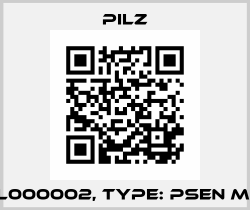 p/n: 6L000002, Type: PSEN me5 AA Pilz