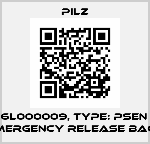 p/n: 6L000009, Type: PSEN me5 emergency release back Pilz