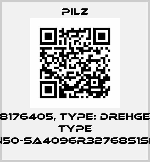 p/n: 8176405, Type: Drehgeber, Type TMN50-SA4096R32768S1SN23 Pilz