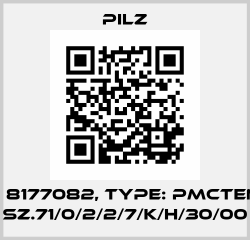 p/n: 8177082, Type: PMCtendo SZ.71/0/2/2/7/K/H/30/00 Pilz