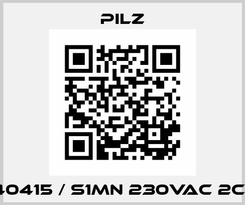 840415 / S1MN 230VAC 2c/o Pilz