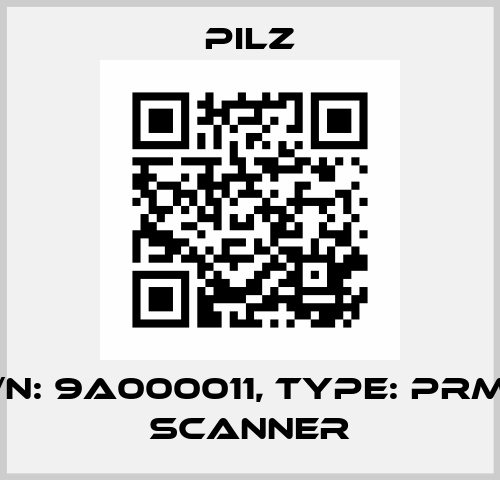 p/n: 9A000011, Type: PRMS scanner Pilz