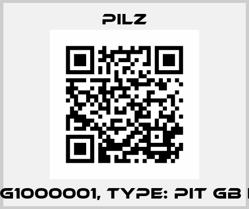 p/n: G1000001, Type: PIT gb LLLE Pilz