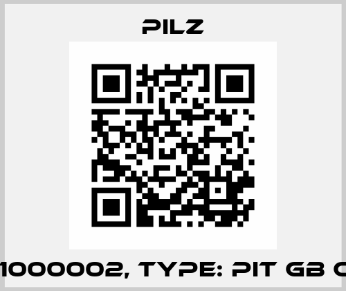 p/n: G1000002, Type: PIT gb CLLE y Pilz