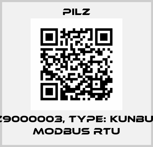 p/n: Z9000003, Type: KUNBUS-GW Modbus RTU Pilz