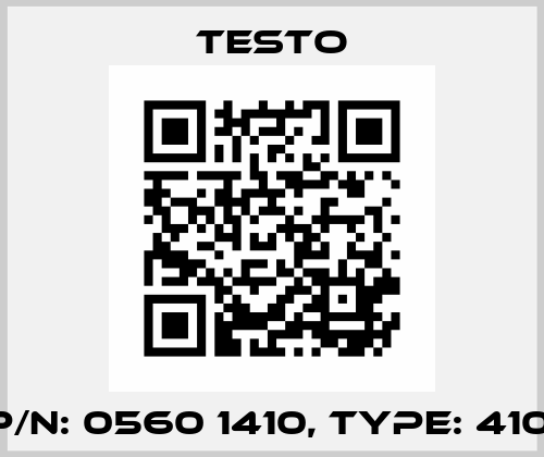 P/N: 0560 1410, Type: 410i Testo