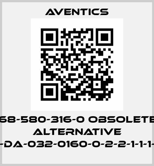 168-580-316-0 obsolete, alternative PRA-DA-032-0160-0-2-2-1-1-1-BAS Aventics