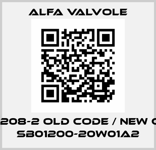 SB01208-2 old code / new code SB01200-20W01A2 Alfa Valvole