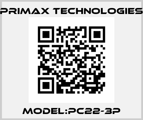 Model:PC22-3P Primax Technologies