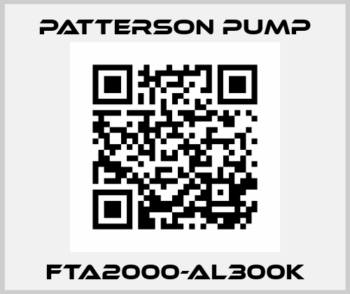 FTA2000-AL300K Patterson Pump