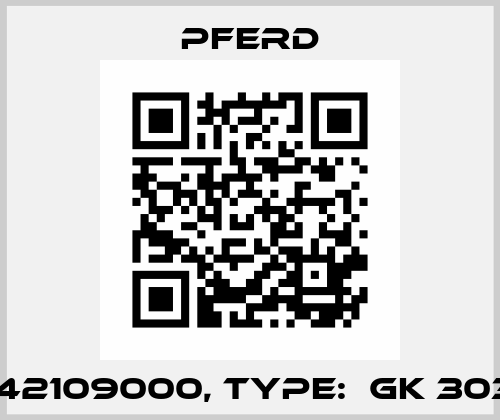 P/N:42109000, Type:  GK 3030/6 Pferd