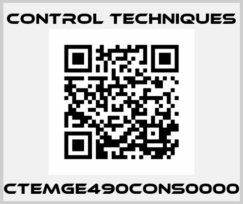CTEMGE490CONS0000 Control Techniques