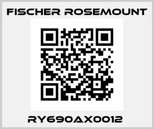 RY690AX0012  Fisher Rosemount