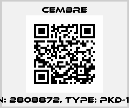P/N: 2808872, Type: PKD-108 CEMBRE