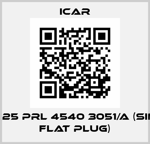 MLR 25 PRL 4540 3051/A (Single flat plug) Icar