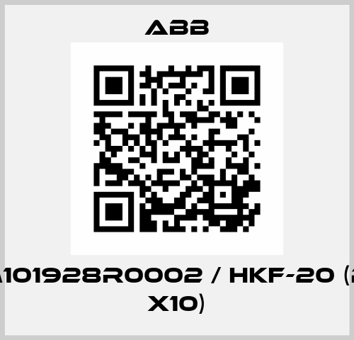 1SAM101928R0002 / HKF-20 (pack x10) ABB
