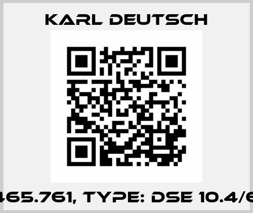 p/n: 1465.761, type: DSE 10.4/6 PB 4 Karl Deutsch