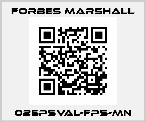 025PSVAL-FPS-MN FORBES MARSHALL