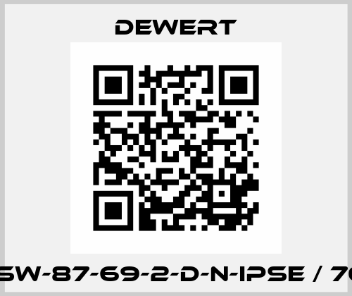 OM-SW-87-69-2-D-N-IPSE / 70915 DEWERT