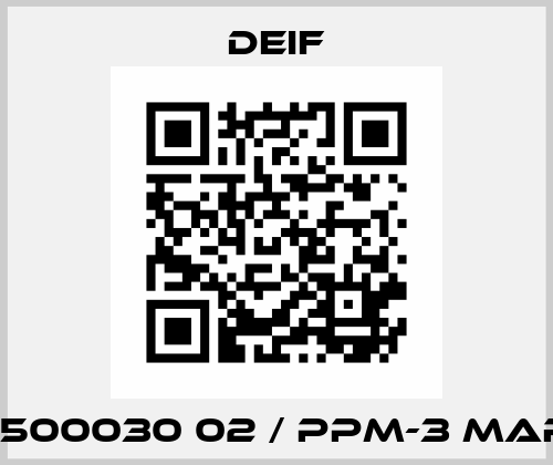 2911500030 02 / PPM-3 Marine Deif