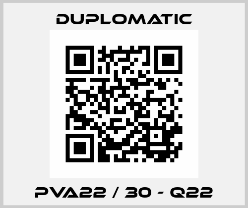 PVA22 / 30 - Q22 Duplomatic