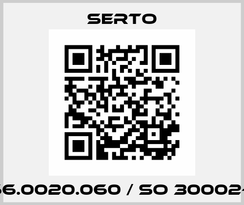 166.0020.060 / SO 30002-6 Serto