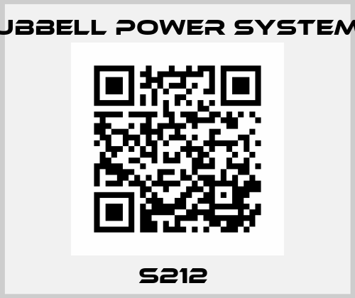 S212  Hubbell Power Systems