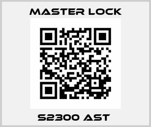 S2300 AST  Master Lock