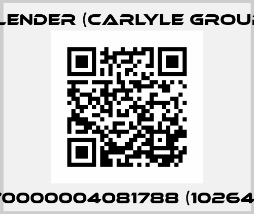 FDU: 70000004081788 (102644909) Flender (Carlyle Group)