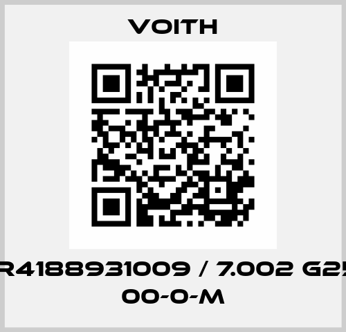 TCR4188931009 / 7.002 G25-S 00-0-M Voith