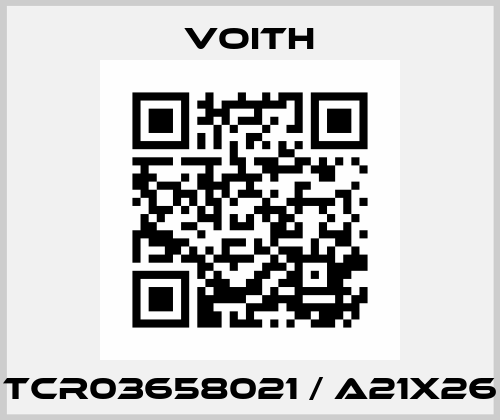TCR03658021 / A21X26 Voith